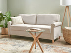 3 Seater Fabric Sofa Light Beige RONNEBY