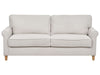 3 Seater Fabric Sofa Light Beige