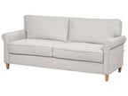 3 Seater Fabric Sofa Light Beige RONNEBY