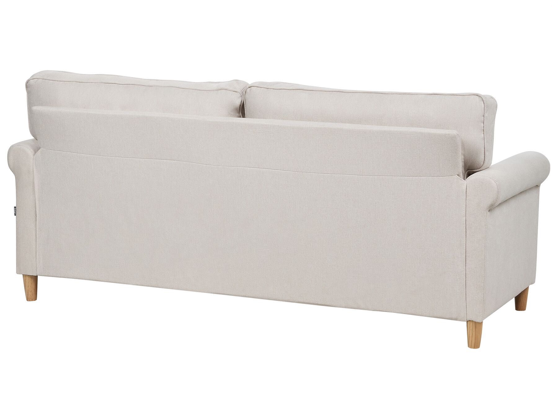3 Seater Fabric Sofa Light Beige RONNEBY