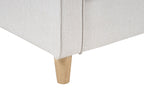 3 Seater Fabric Sofa Light Beige RONNEBY
