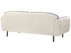 Fabric Sofa with Ottoman Light Beige TONSBERG