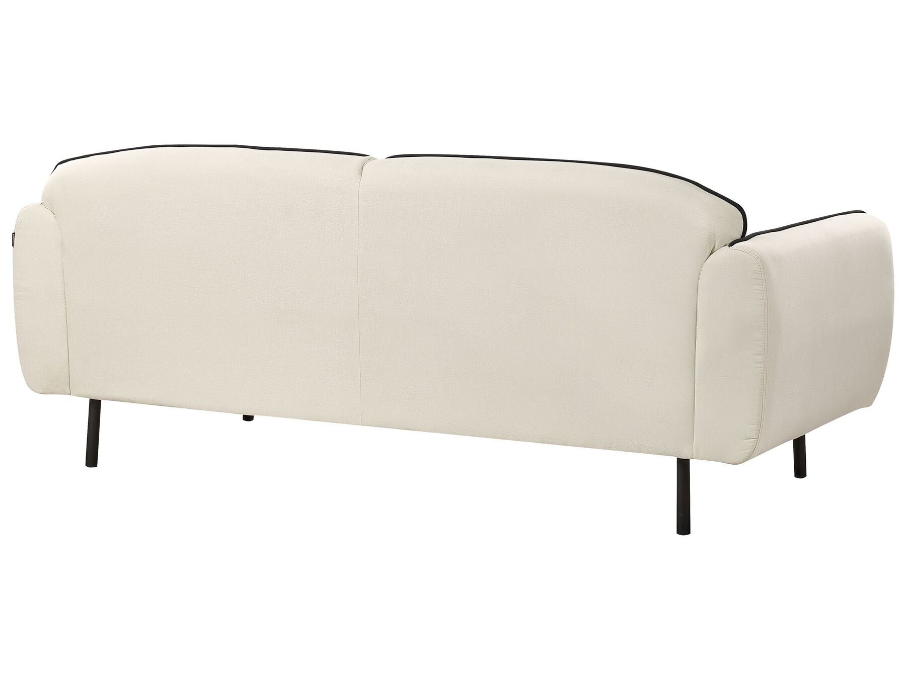 Fabric Sofa with Ottoman Light Beige TONSBERG