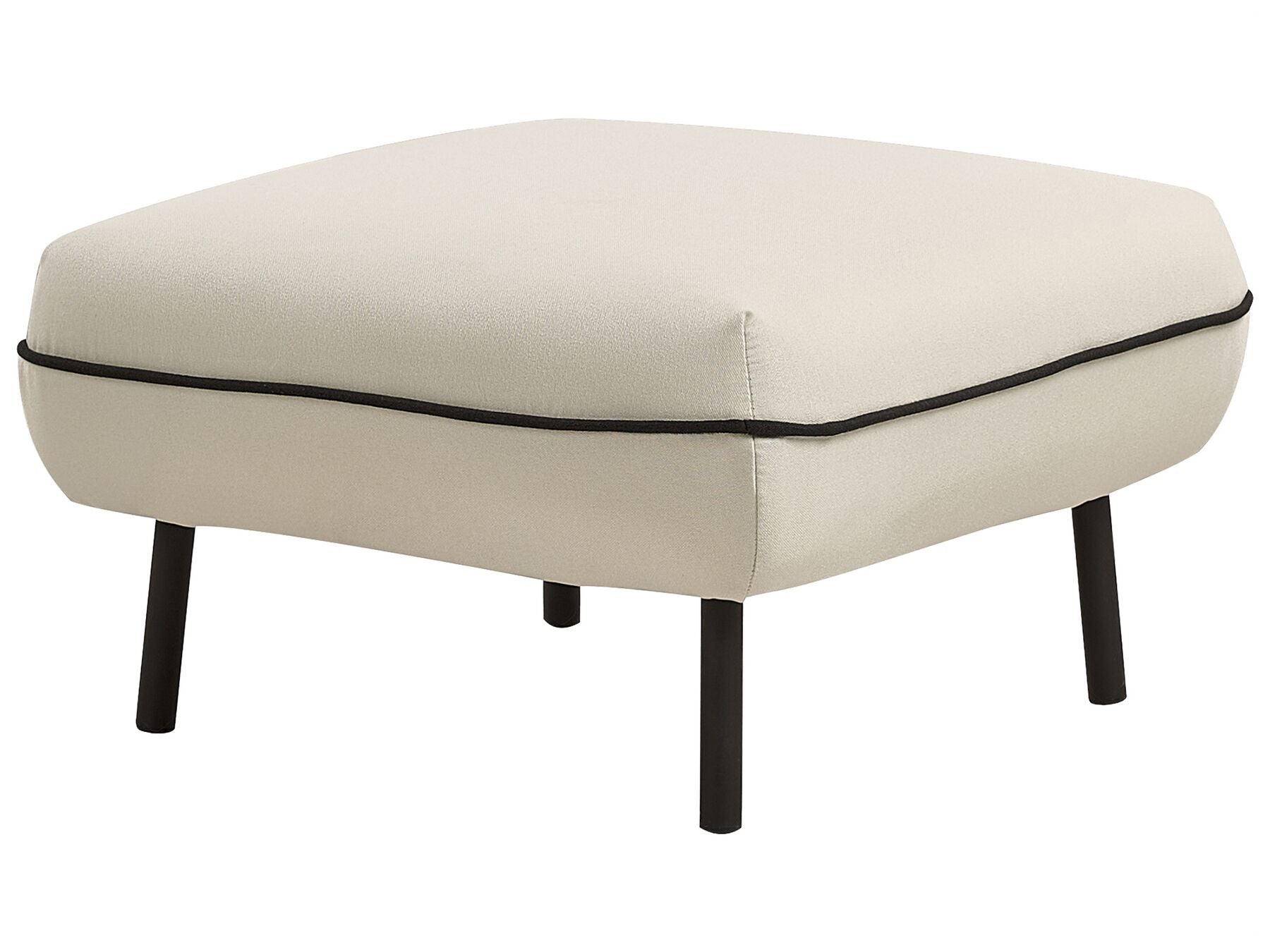 Fabric Sofa with Ottoman Light Beige TONSBERG