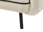 Fabric Sofa with Ottoman Light Beige TONSBERG