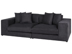 3 Seater Sofa Black GLORVIKA II