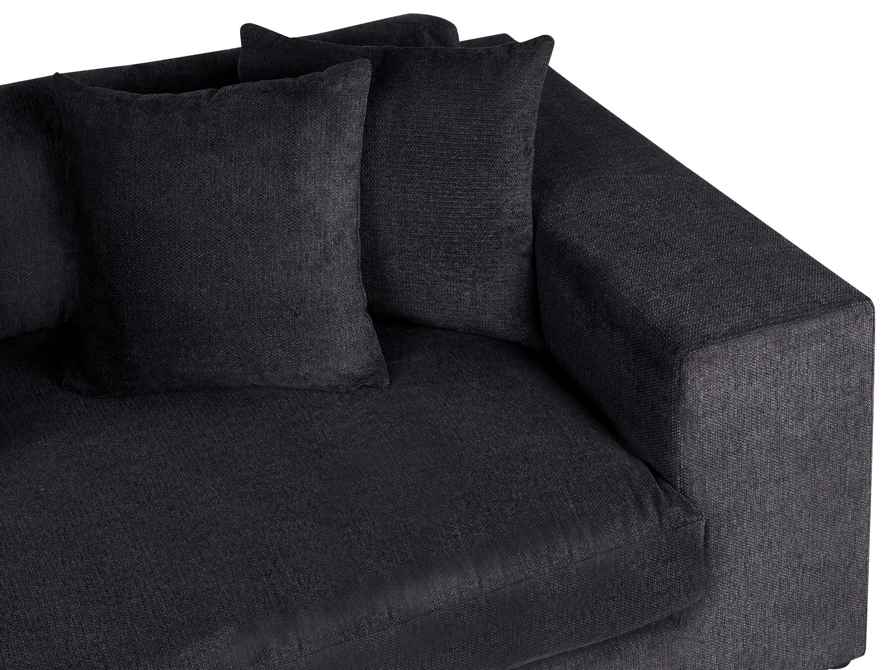3 Seater Sofa Black GLORVIKA II