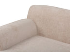 Right Hand Chenille Corner Sofa Beige SIMOS