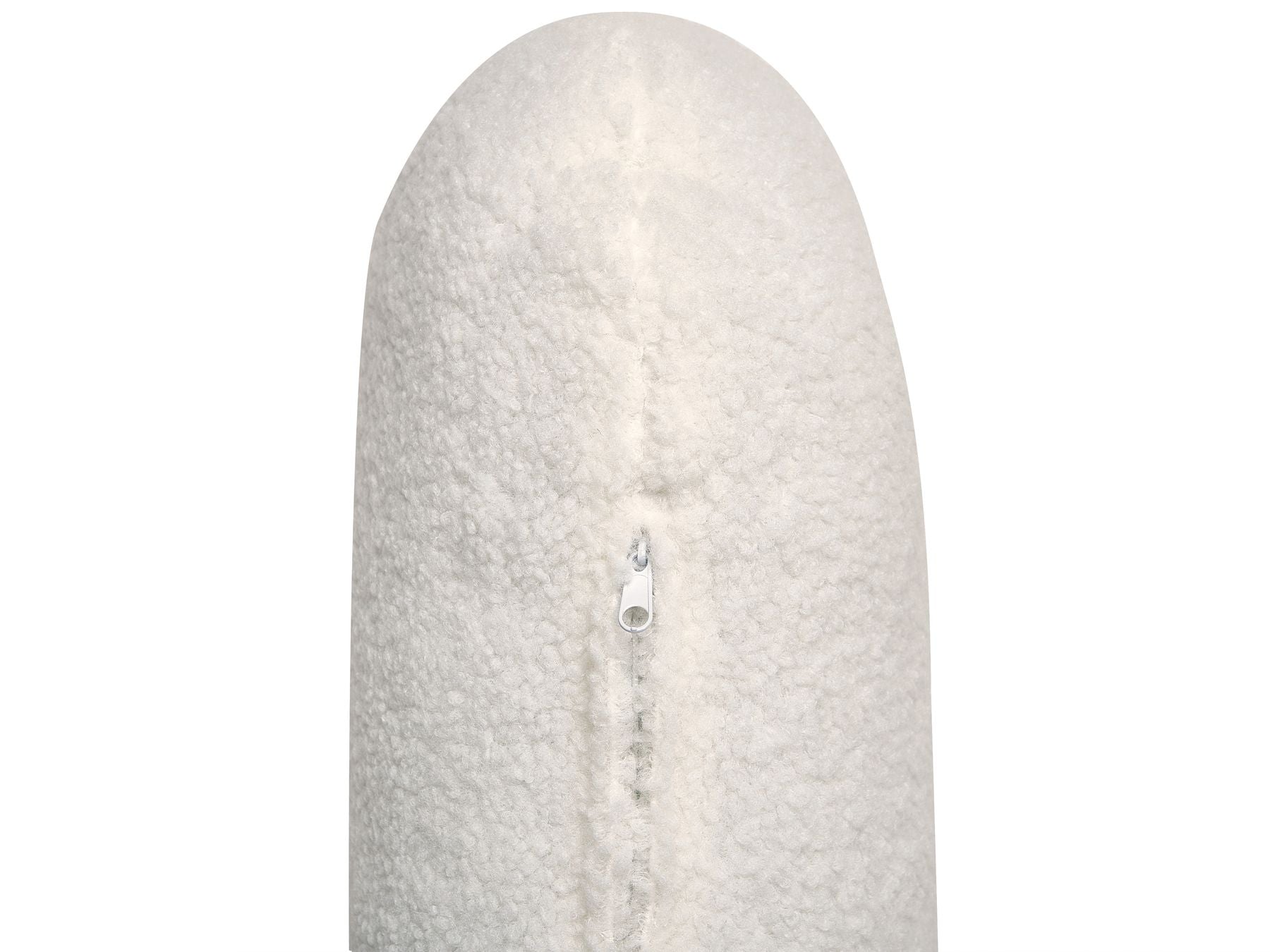 Left Hand Boucle Corner Sofa White SIMOS
