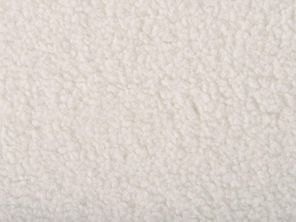 Left Hand Boucle Corner Sofa White SIMOS