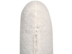 Right Hand Boucle Corner Sofa White SIMOS
