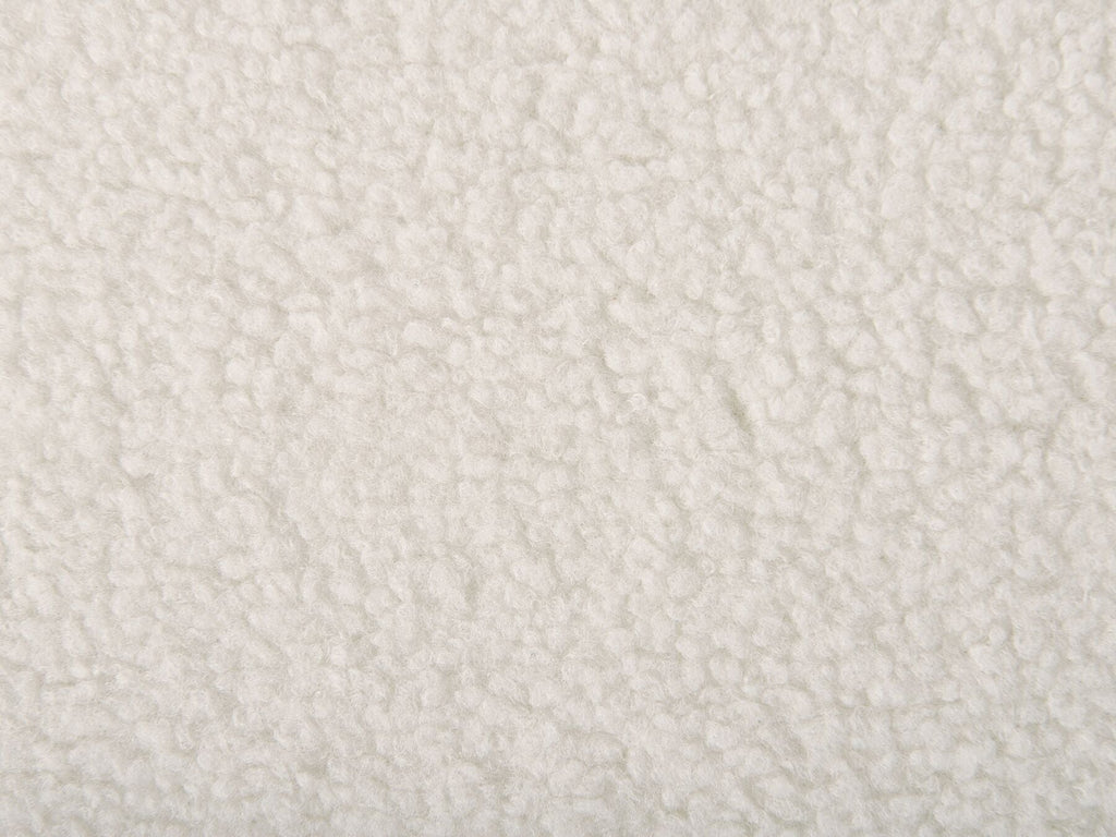 Right Hand Boucle Corner Sofa White SIMOS