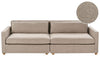 3 Seater Fabric Sofa Taupe