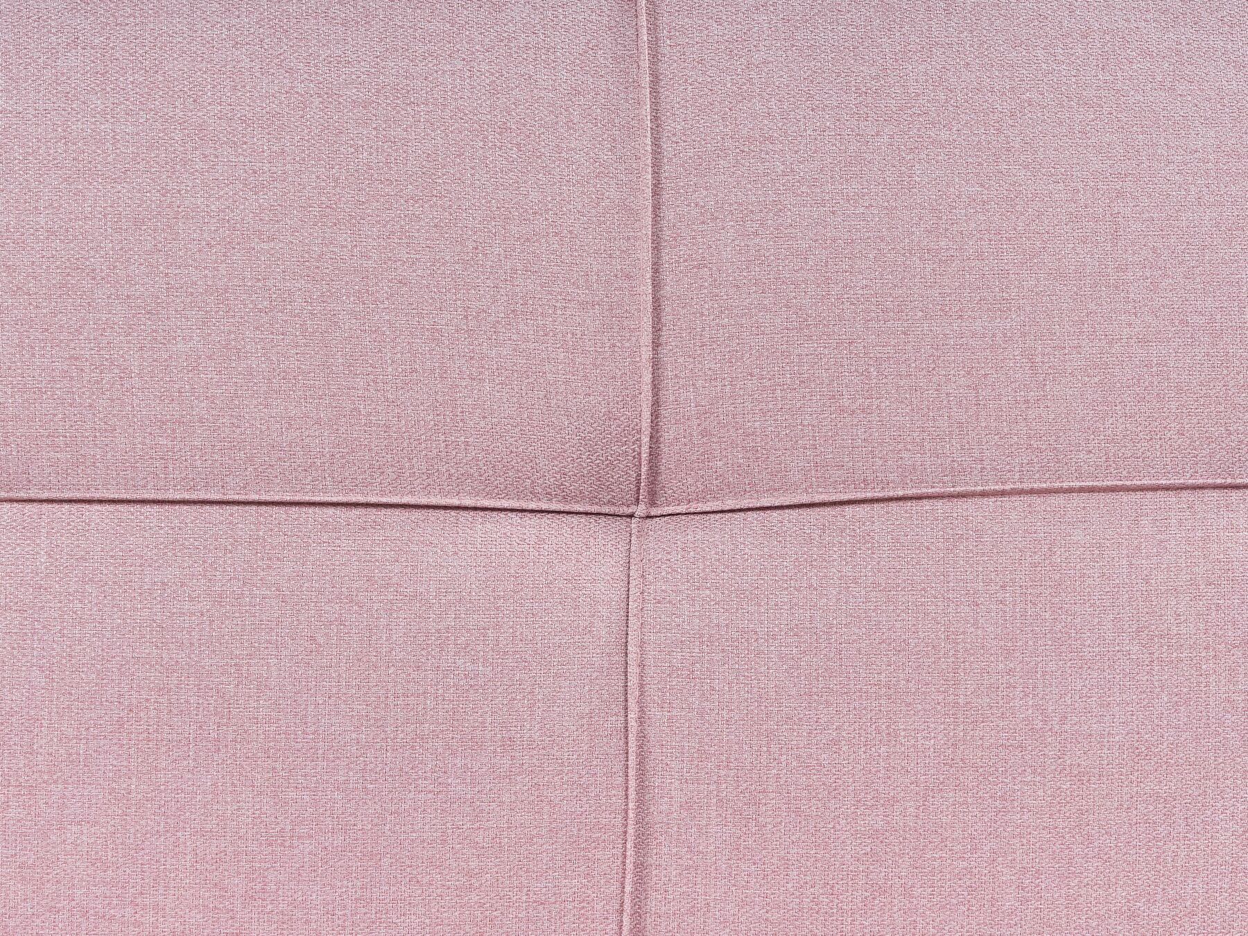 Sofa Bed GLOMMA Fabric Pastel Pink 2 Seater