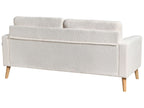 2 Seater Boucle Sofa Off-White KALMAR