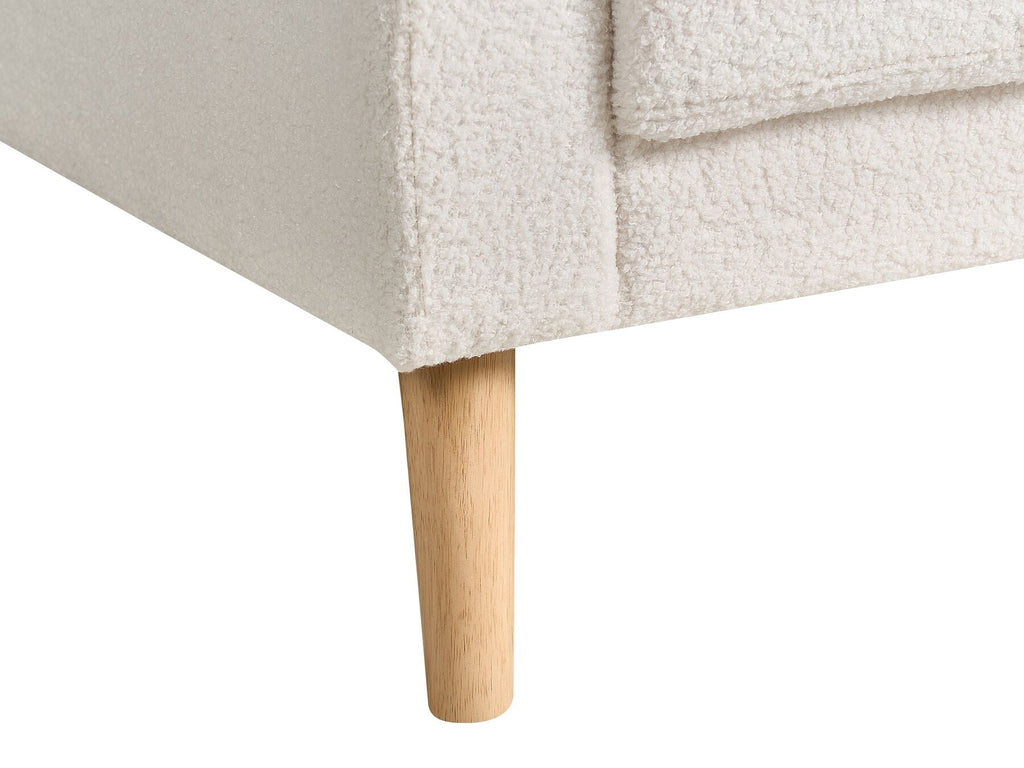 2 Seater Boucle Sofa Off-White KALMAR
