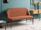 2 Seater Kitchen Sofa Brown OSBY