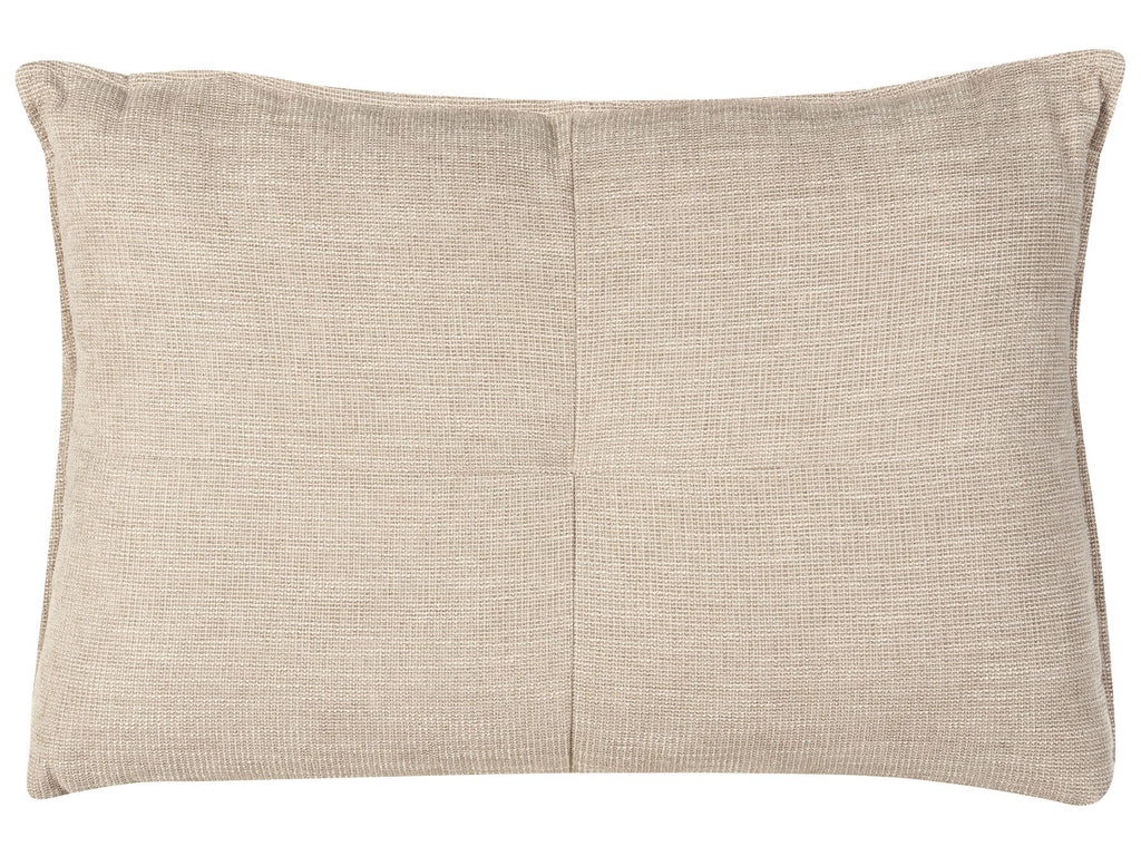 Right Hand Fabric Corner Sofa Beige SERSAN