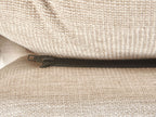 Right Hand Fabric Corner Sofa Beige SERSAN