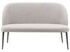 2 Seater Kitchen Sofa Light Grey