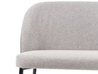2 Seater Kitchen Sofa Light Grey OSBY