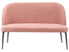 2 Seater Kitchen Sofa Pink