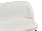 2 Seater Boucle Kitchen Sofa White OSBY