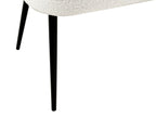 2 Seater Boucle Kitchen Sofa White OSBY