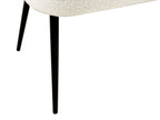 2 Seater Boucle Kitchen Sofa Light Beige OSBY