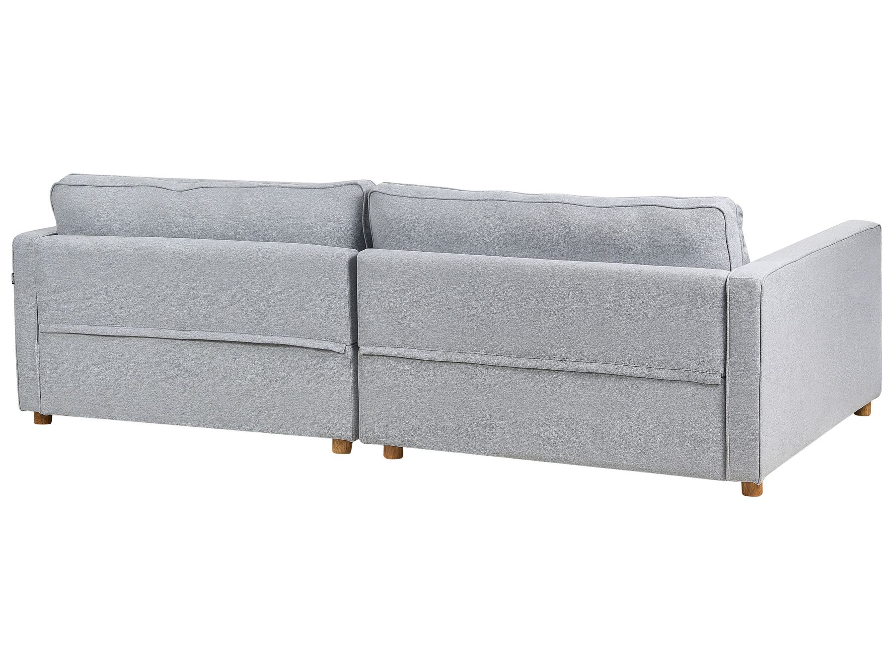 3 Seater Fabric Sofa Grey VINSTRA