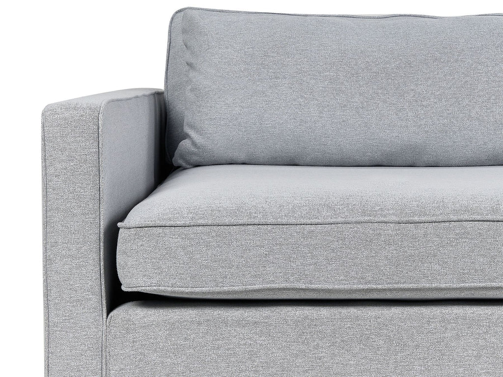 3 Seater Fabric Sofa Grey VINSTRA