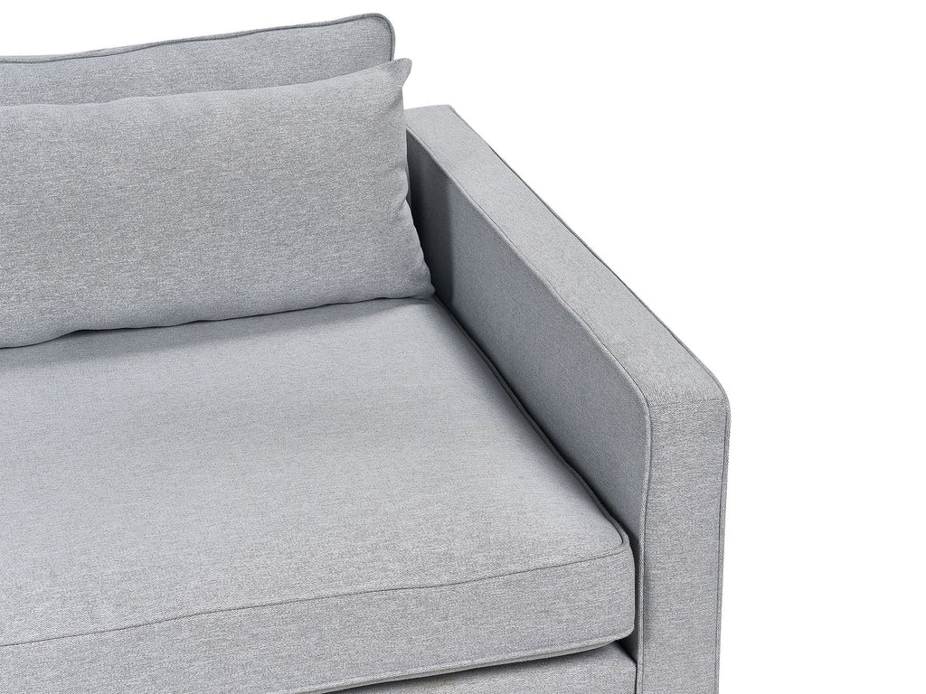 3 Seater Fabric Sofa Grey VINSTRA