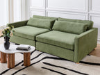 3 Seater Fabric Sofa Green VINSTRA