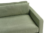 3 Seater Fabric Sofa Green VINSTRA