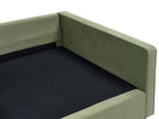 3 Seater Fabric Sofa Green VINSTRA