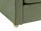 3 Seater Fabric Sofa Green VINSTRA