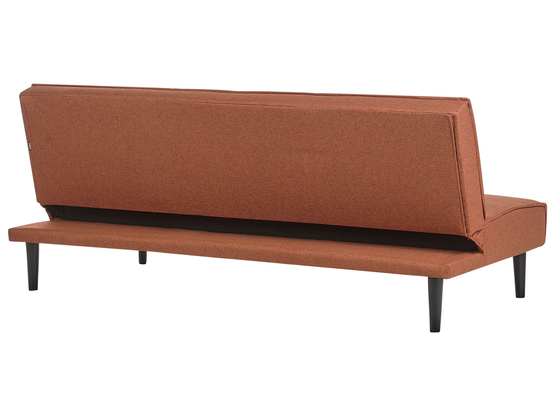 Sofa Bed VISBY Fabric Golden Brown 3 Seater