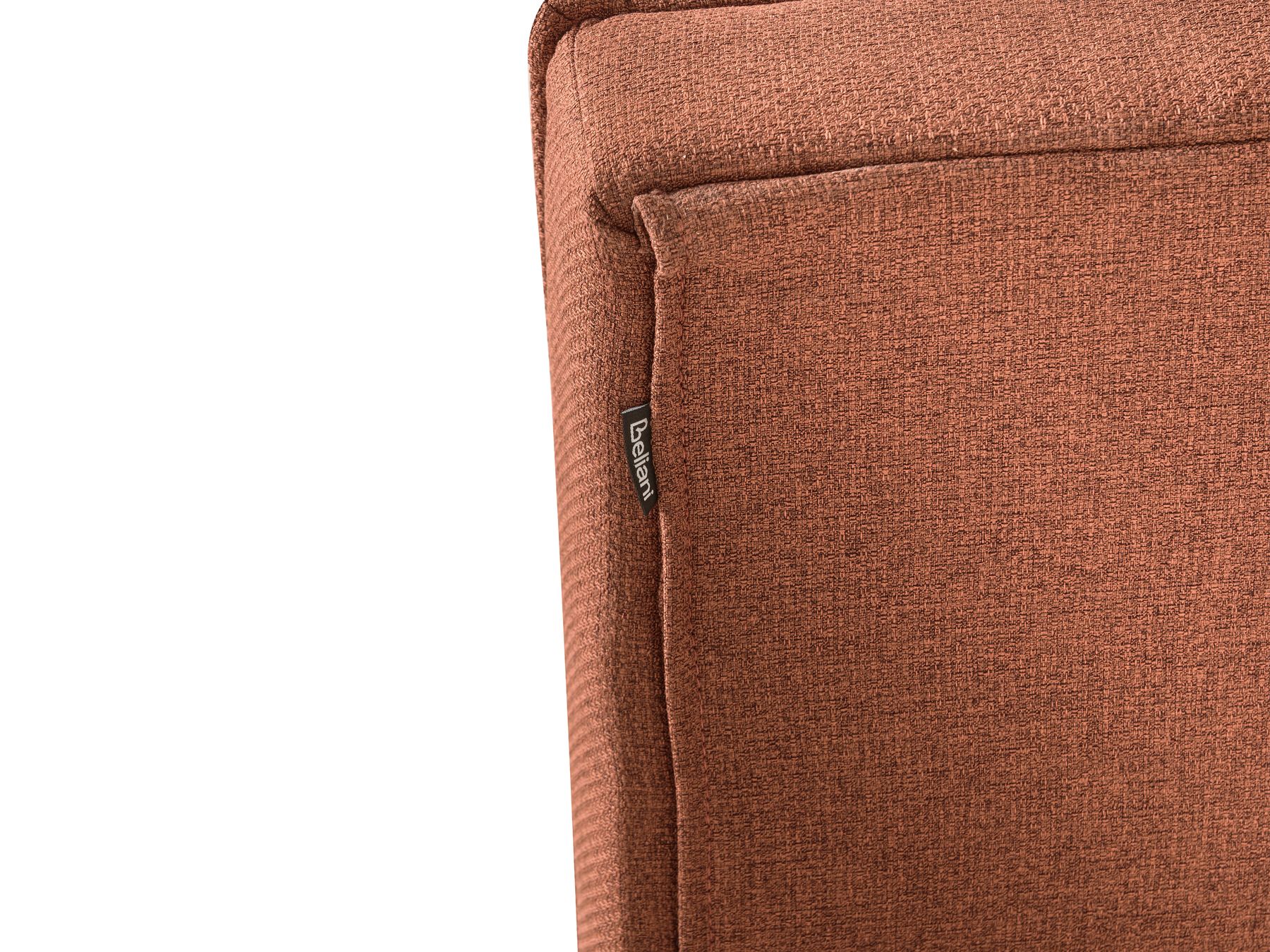 Sofa Bed VISBY Fabric Golden Brown 3 Seater