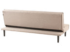 Sofa Bed VISBY Fabric Beige 3 Seater