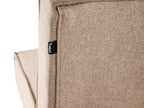 Sofa Bed VISBY Fabric Beige 3 Seater