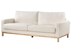 3 Seater Sofa White Boucle SIGGARD