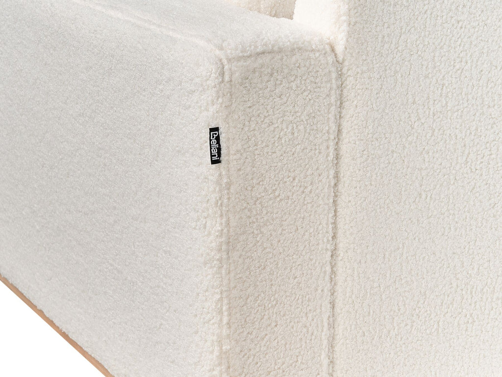 3 Seater Sofa White Boucle SIGGARD