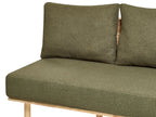 2 Seater Boucle Sofa with Table Dark Green SALO