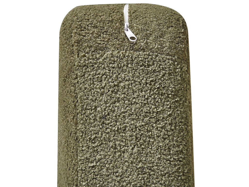 2 Seater Boucle Sofa with Table Dark Green SALO