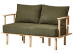 2 Seater Boucle Sofa Dark Green ASKER