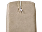 2 Seater Fabric Sofa with Table Beige SALO