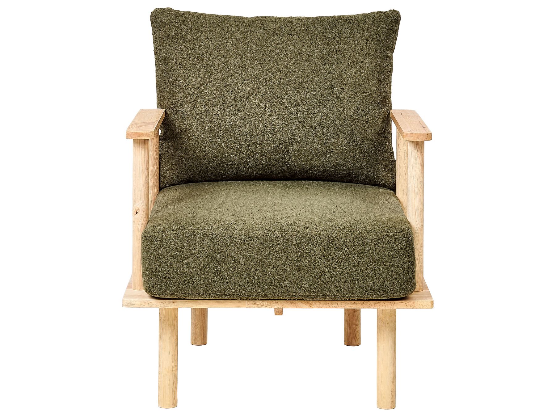 Boucle Living Room Set Dark Green ASKER