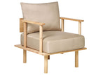 Fabric Living Room Set Beige ASKER