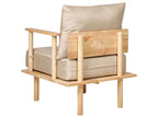 Fabric Living Room Set Beige ASKER