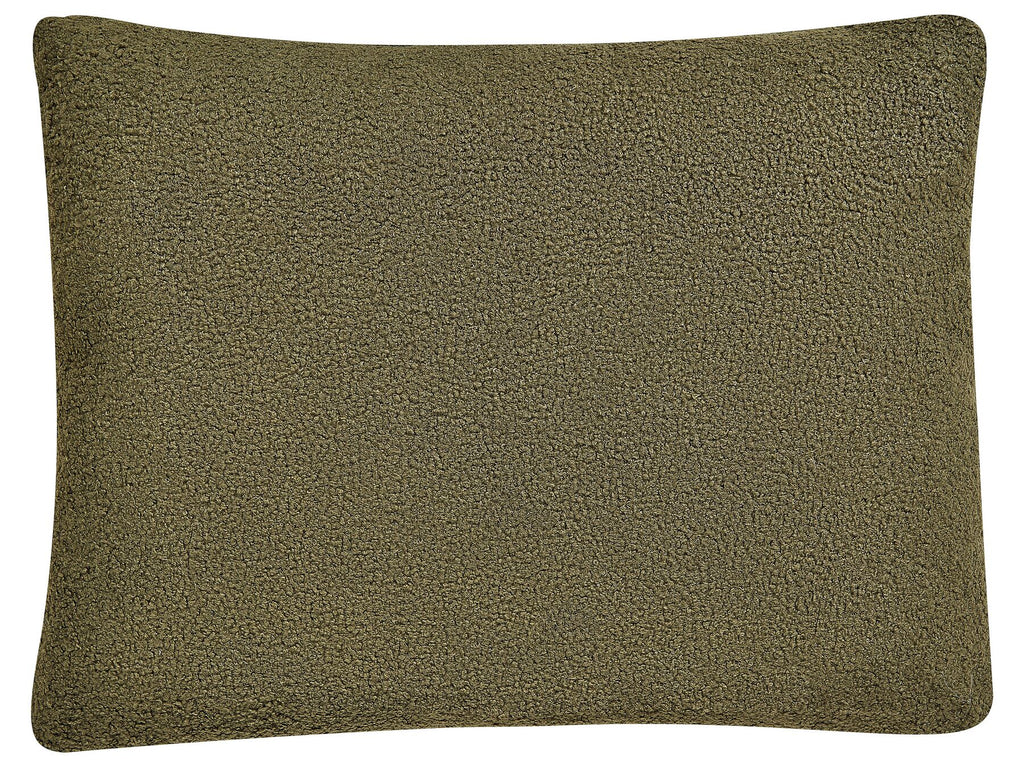 Boucle Living Room Set Dark Green ASKER